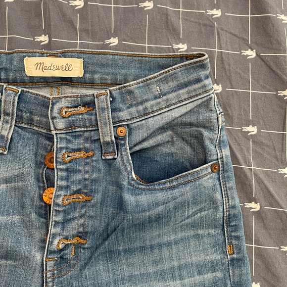 Madewell 9" High Riser Skinny Skinny Crop Jeans Size 24 - Picture 3 of 9